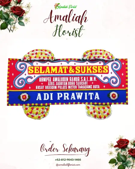 Papan Bunga Ucapan Selamat Canan